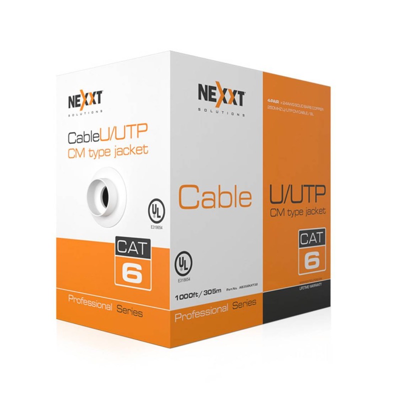 Nexxt Solutions AB356NXT32 cable de red Azul 305 m Cat6 U/UTP (UTP)