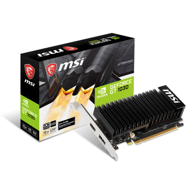 Tarjeta de Video MSI GT 1030 SGD4 LP OC, 2 GB GDDR4