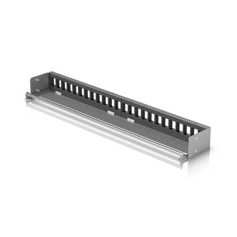 UACC Rack Patch Panel Blank 24 Puertos  Panel Patch Keystone 1U con Barra de Gestión de Cables y Estética Uniforme image 2