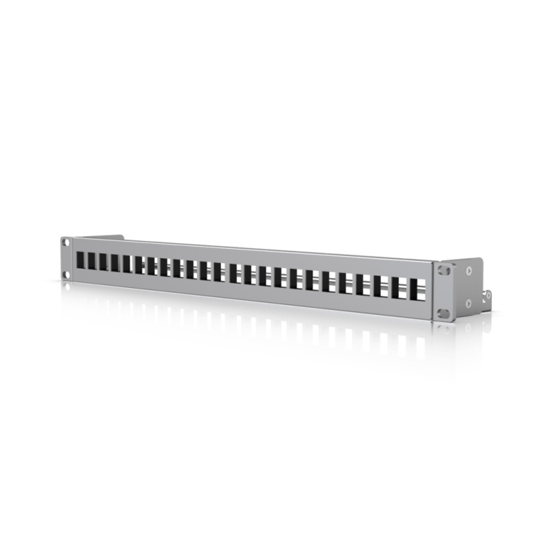 UACC Rack Patch Panel Blank 24 Puertos  Panel Patch Keystone 1U con Barra de Gestión de Cables y Estética Uniforme image 3
