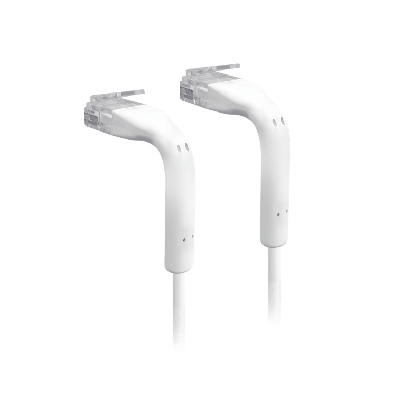 UniFi Patch Cable Cat6 Ultradelgado GbE con Botas Flexibles Color Blanco 01 Metros 033 Pies
