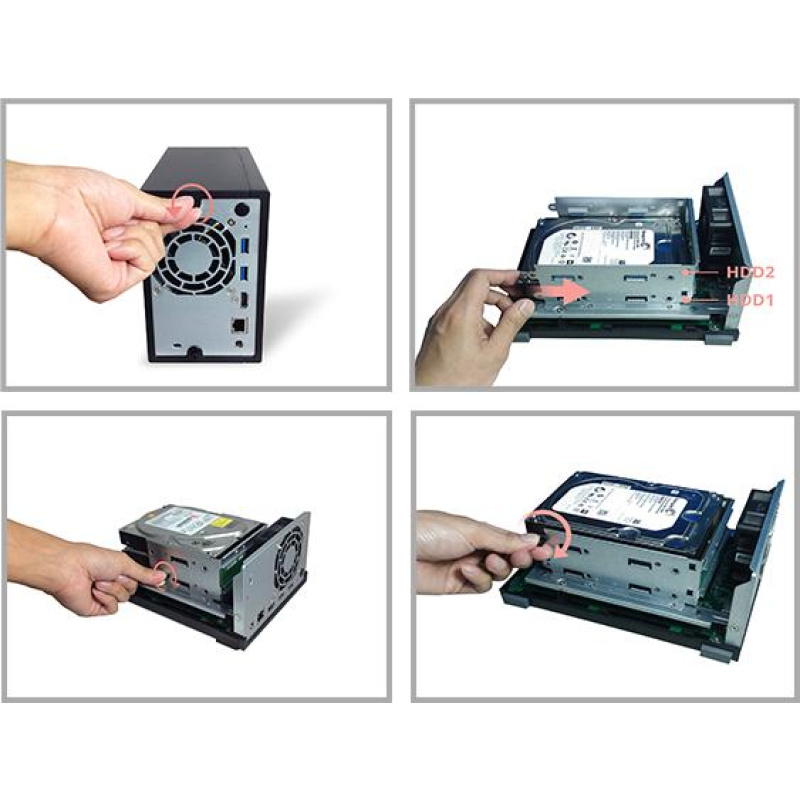 NAS ASUSTOR (AS1202T) DRIVESTOR 2, REALTEK 1.7GHZ, 1GB DDR4, 2 BAHIAS 3.5" SATA HDD image 4