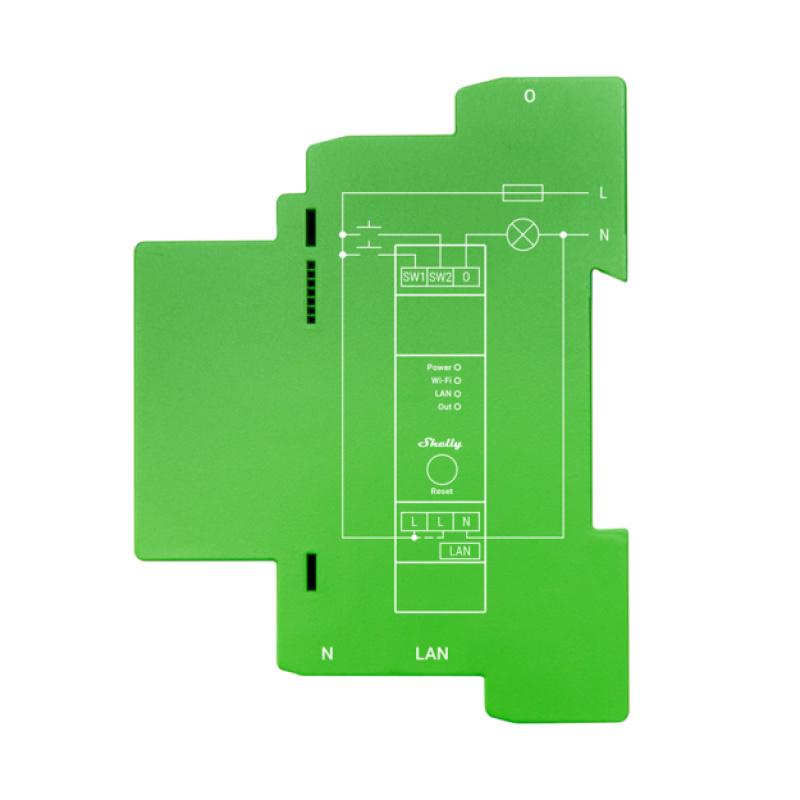 Relevador / Contacto Seco / Interruptor WIFI/ Industrial y residencial inteligente / Hasta 16A / Soporta Google y Alexa / Nube P2P y control Local / 1 canal y puerto ethernet image 2