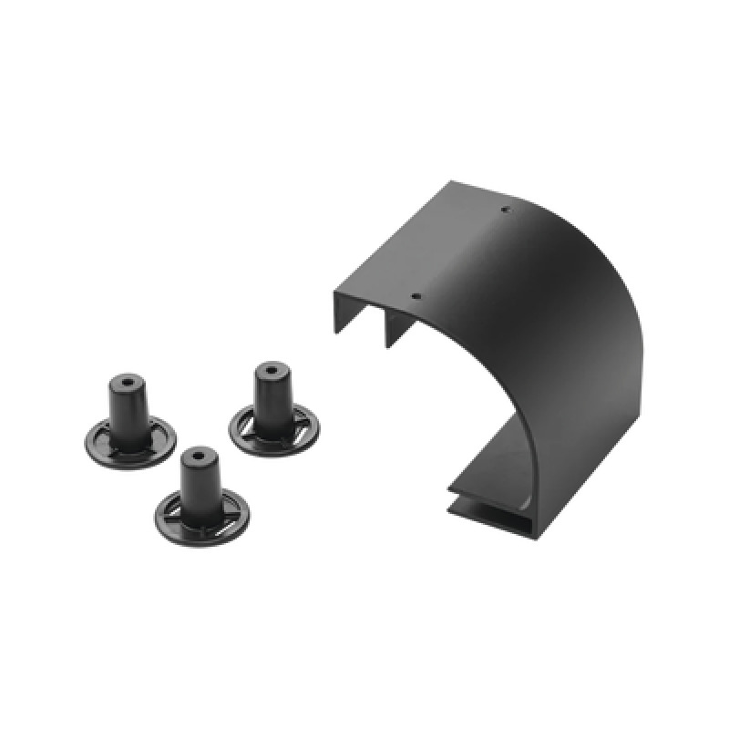 Accesorio de Bajada de Cable Para Escalerilla de 12 in de Ancho de Aluminio Color Negro image 2