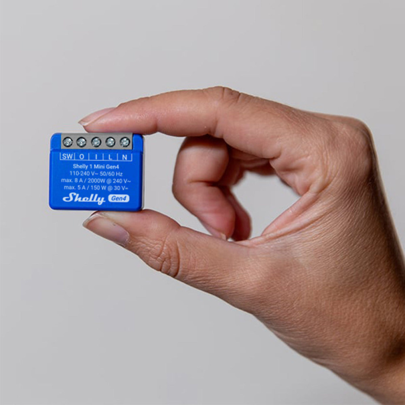 Mini Relevador inalámbrico inteligente 1 salida de contacto seco compatible con asistentes de voz Alexa y GoogleHome image 3