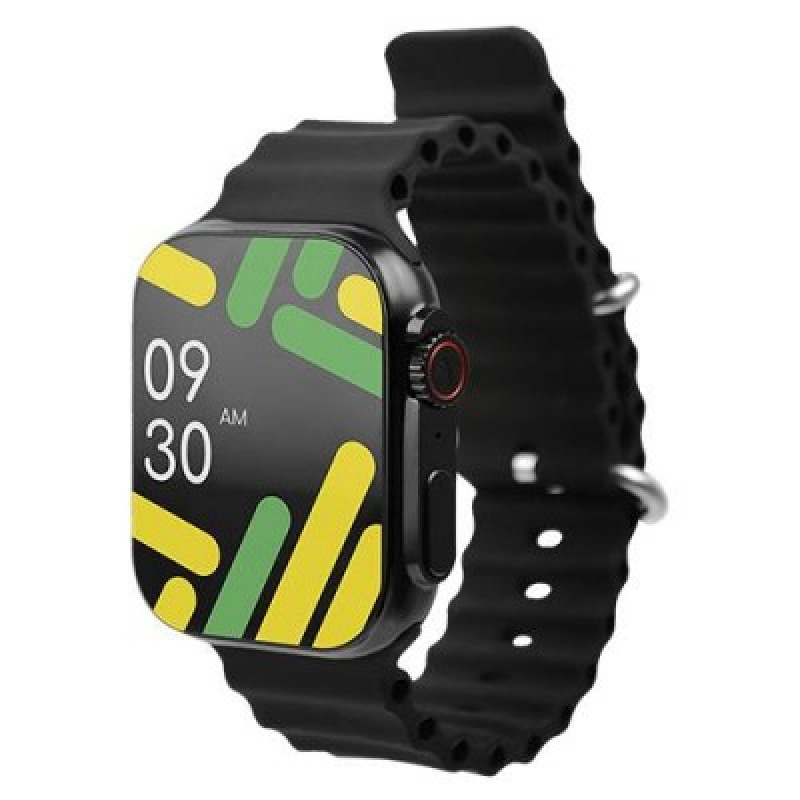 RELOJ INTELIGENTE SMARTWATCH CON PANTALLA AMOLED DE 1.96 PULGADAS PERFECT CHOICE CITRINE - NEGRO