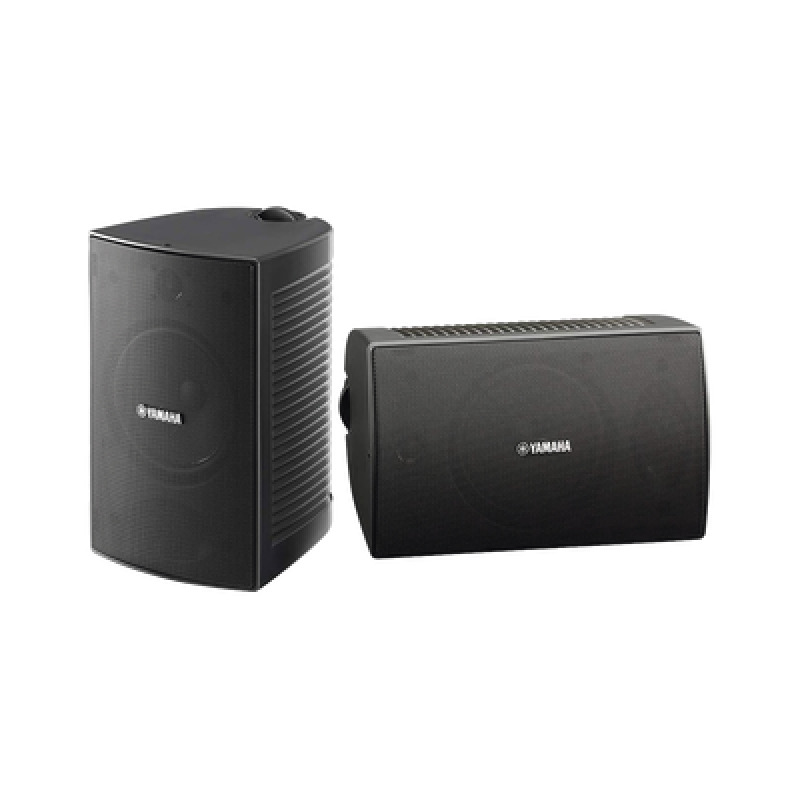 Altavoz de Montaje en Pared | 2 vias | Woofer 4 | Tweeter 1 | IPX3 | 8 ohms | 70/100V | Color Negro | Par