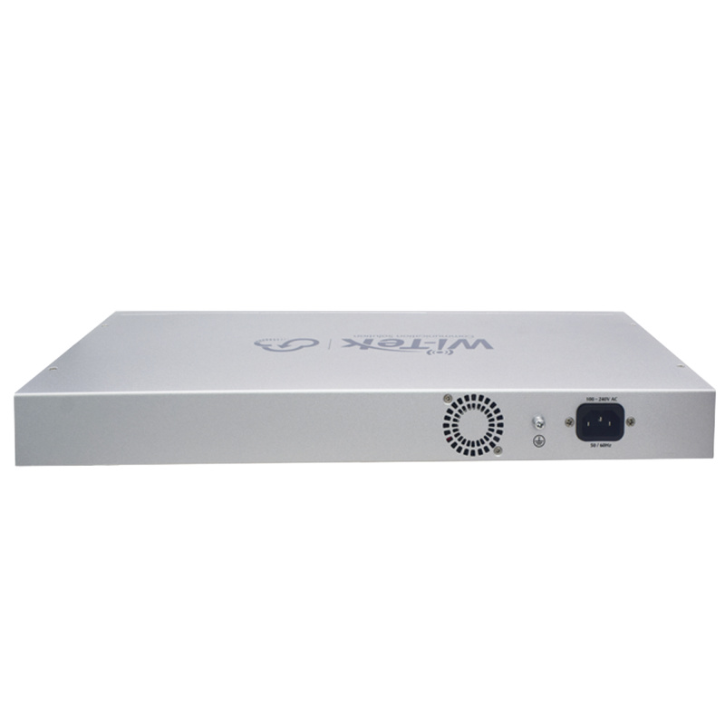 Switch PoE 8023af/at/bt / No administrable de largo alcance / Hasta 250m / Con 24 x 10/100Mbps  2 x SFP Gigabit Combo / 250 W