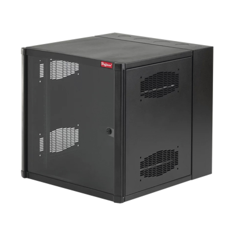 Gabinete AccessPlus de Montaje en Pared de 19in Rieles Numerados y Roscados 1032 Puerta con Ventana de Seguridad 600 mm de Ancho 762 mm de Profundidad 19 UR Color Negro image 3