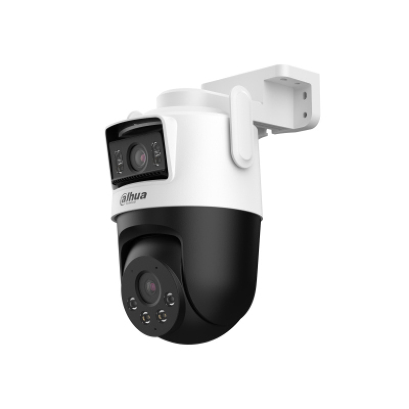 Dahua DH-IPC-WPT1539DD-SW-5E2-PV - Cámara IP Dual de exterior con 2 lentes de 5MP cada uno (fijo y PT), visión nocturna de 50m, audio bidireccional con micrófono y altavoz integrados, deteccion de Humano y Vehúculo con IA, Autotracking, IP66,. #LoNuevo image 3