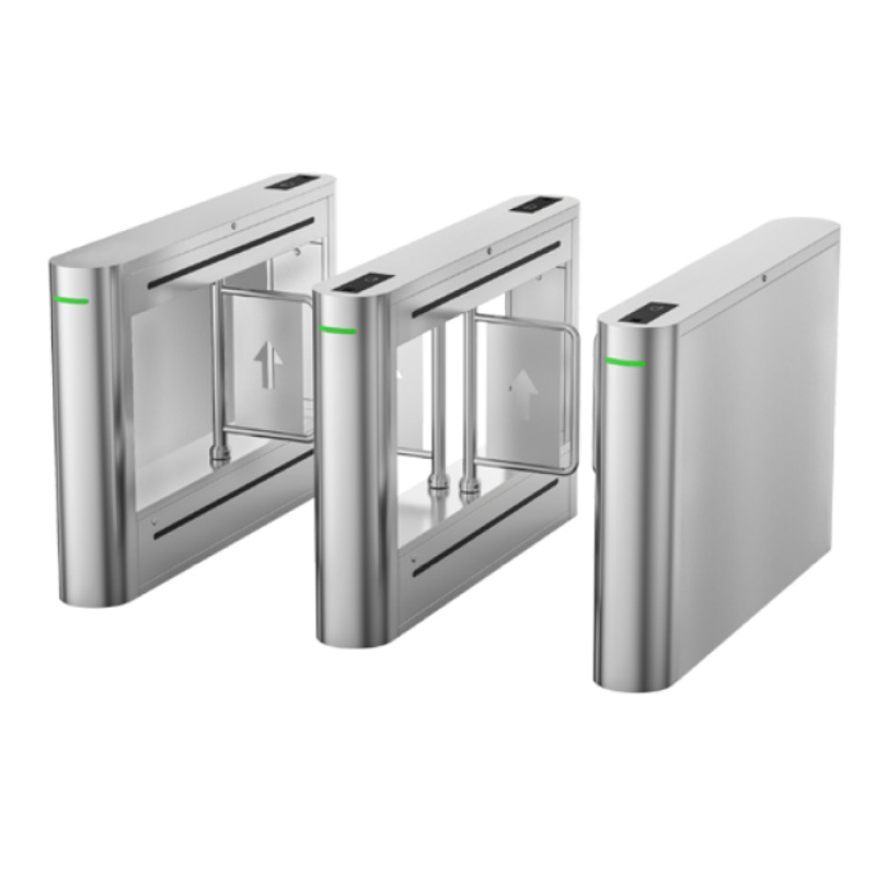 DAHUA ASGB521H-D - Swing Barrier Media para exterior/ 1 Carril/ Motor Electrico CD/ Acero Inoxidable/ Puerto RS232/ Soporta Conteo de Entrada y Salida/ 20personas x minuto/ Entrada de Alarma de Incendio para desbloqueo/