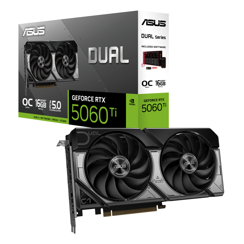 TARJETA DE VIDEO ASUS (DUAL-RTX5060TI-O16G) 16GB GDDR7, 128BIT, PCI-5.0, HDMI,3*DP, 2 FAN image 13
