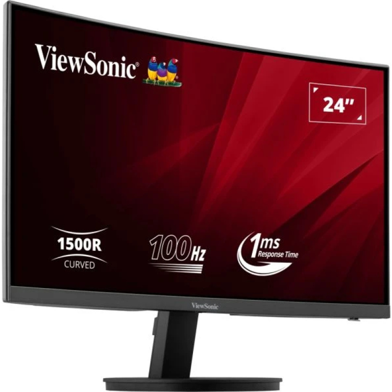 MONITOR LED VIEWSONIC CURVO 24 PULGADAS / FULL HD 1920X1080P / HDMI / DISPLAY PORT/ PANEL MVA/ CURVO 1500R / 100 HZ / 1 MS /BOCINAS INTEGRADAS/ 3 AÑOS DE GARANTIA image 2