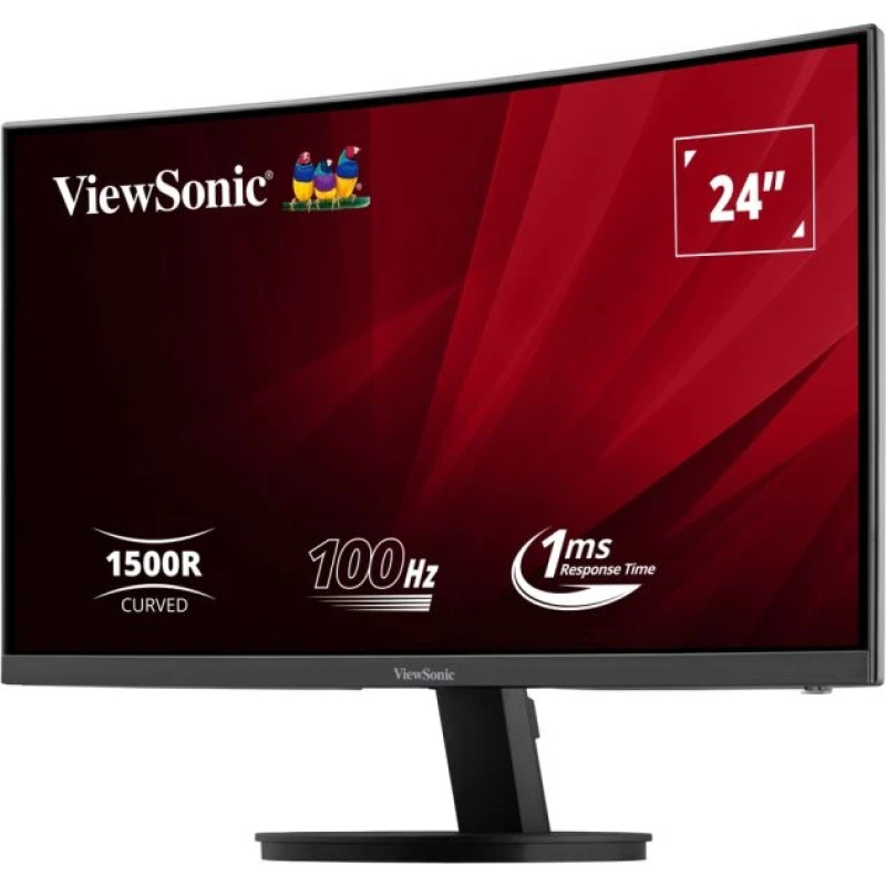 MONITOR LED VIEWSONIC CURVO 24 PULGADAS / FULL HD 1920X1080P / HDMI / DISPLAY PORT/ PANEL MVA/ CURVO 1500R / 100 HZ / 1 MS /BOCINAS INTEGRADAS/ 3 AÑOS DE GARANTIA image 3