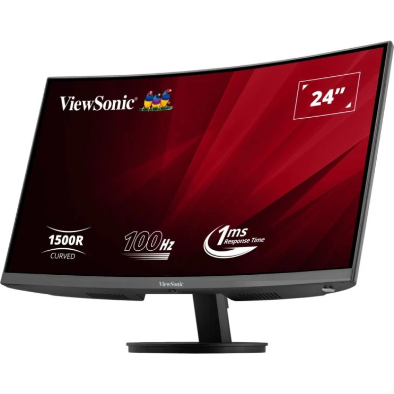 MONITOR LED VIEWSONIC CURVO 24 PULGADAS / FULL HD 1920X1080P / HDMI / DISPLAY PORT/ PANEL MVA/ CURVO 1500R / 100 HZ / 1 MS /BOCINAS INTEGRADAS/ 3 AÑOS DE GARANTIA image 4