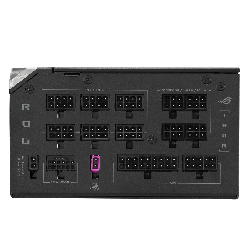 FUENTE DE PODER ASUS (ROG-THOR-1000P3-GAMING) 1000W, 80 PLUS PLATINO, ARGB, PANTALLA OLED image 8
