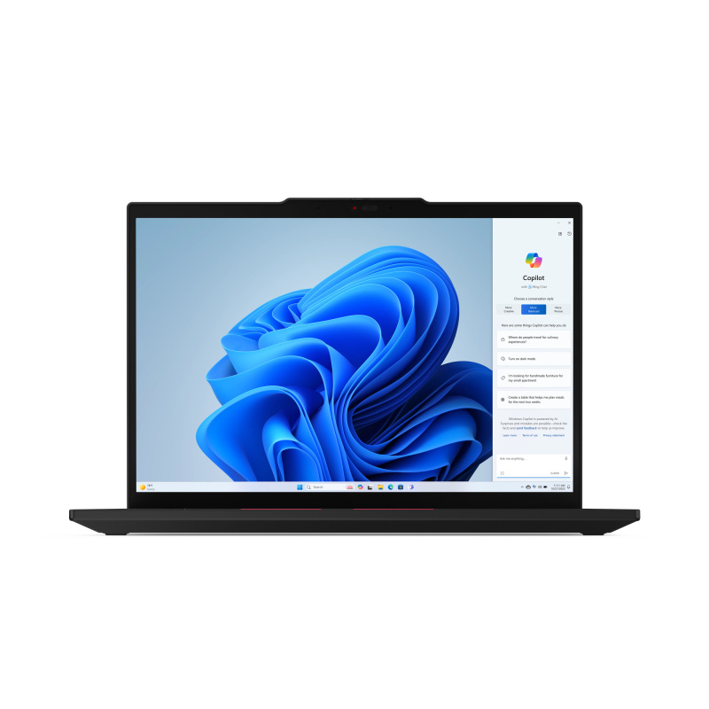 Lenovo ThinkPad T14 Gen 5 (AMD) AMD Ryzen™ 7 8840U Computadora portátil 35.6 cm (14") WUXGA 32 GB DDR5-SDRAM 1 TB SSD Wi-Fi 6E (802.11ax) Windows 11 Pro Español Negro image 2