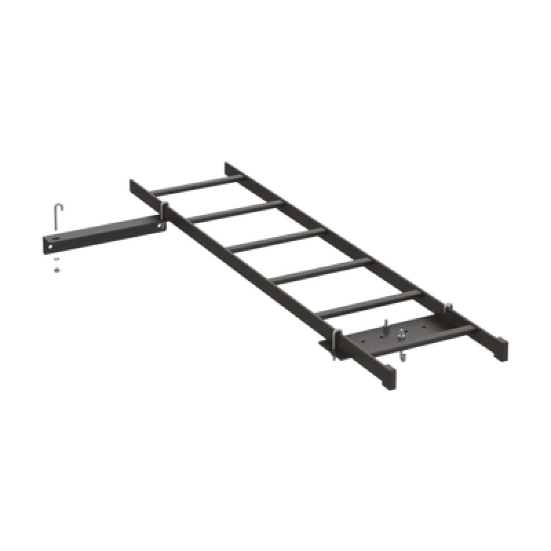 Kit de Conexión de Rack a Pared Con Escalerilla de 13 m de Largo y 12 in de Ancho de Acero Color Negro image 2