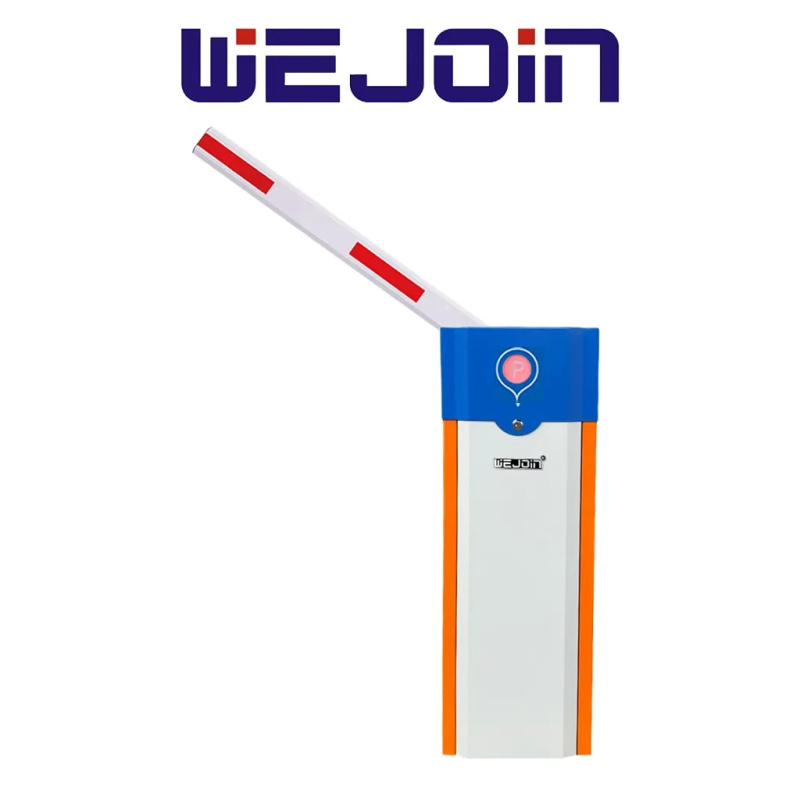 WEJOIN WJCB101VFIR34 - Barrera Vehicular Derecha de Alto Flujo con Motor de 24 Vcc, Fuente de Alimentación de 110 Vca, Brazo Octagonal de 4.5 Metros, Velocidad de 3 Segundos y Dirección Ajustable