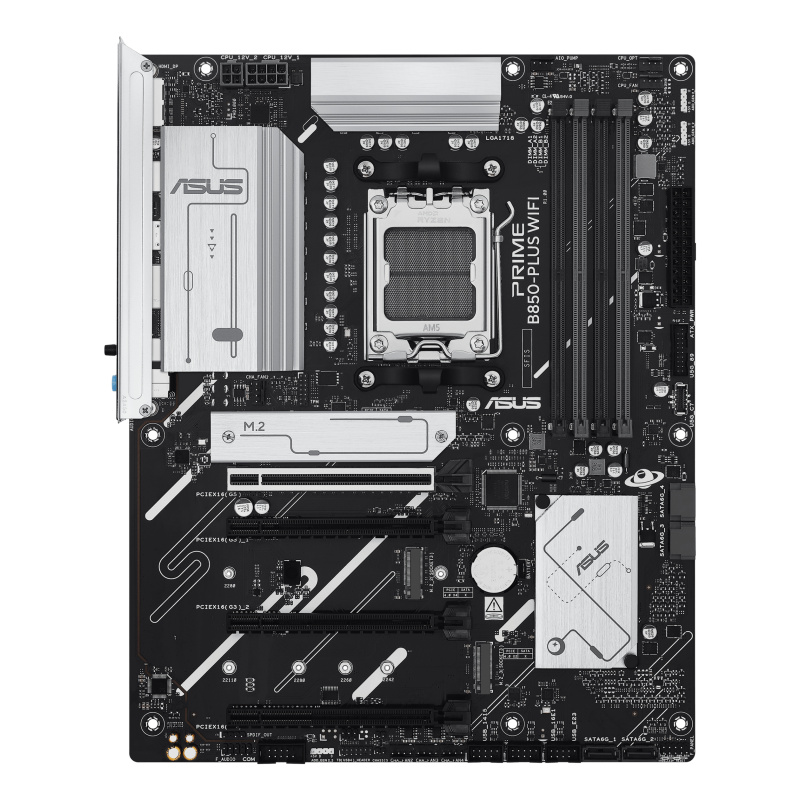 MOTHERBOARD ASUS (PRIME B850-PLUS WIFI) SOCKET AM5,4*DDR5,HDMI,DP,PCIE-5.0,WIFI6E,ATX image 2