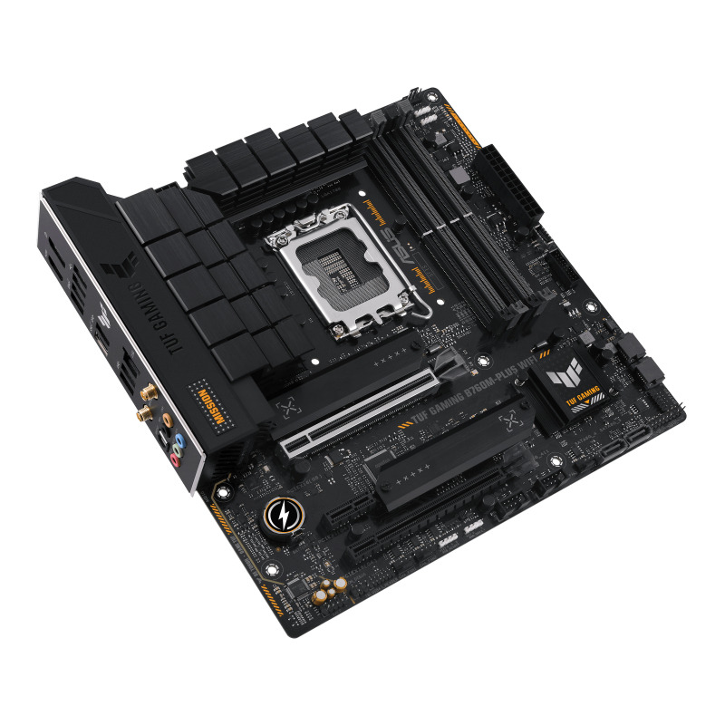 MOTHERBOARD ASUS (TUF GAMING B760M-PLUS WIFI II)SOCKET 1700 13A,4*DDR5,HDMI,DP,PCI-E 5.0,WIFI6E,ATX image 4