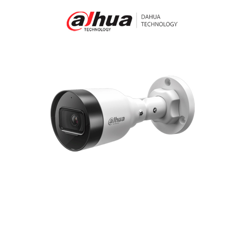 Dahua DH-IPC-HFW1230S1-A-S6 - Cámara IP Bullet de 2MP/ Iluminador dual inteligente/ Detección de movimiento inteligente/ lente de 2.8mm/ ángulo de visión de 102°/ Micrófono integrado/ compresión H.265+/ IR de 30m/ protección IP67/ PoE/ DWDR /