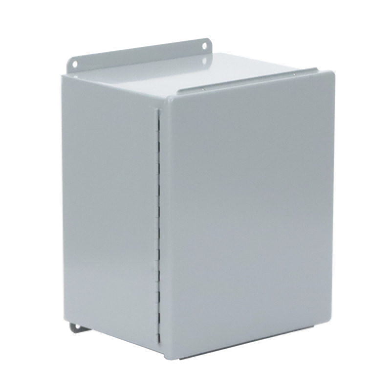 Gabinete de Bisagra Continua NEMA 12 IP66 de Uso en Intemperie 305 x 254 x 203 mm De Acero Color Gris image 2