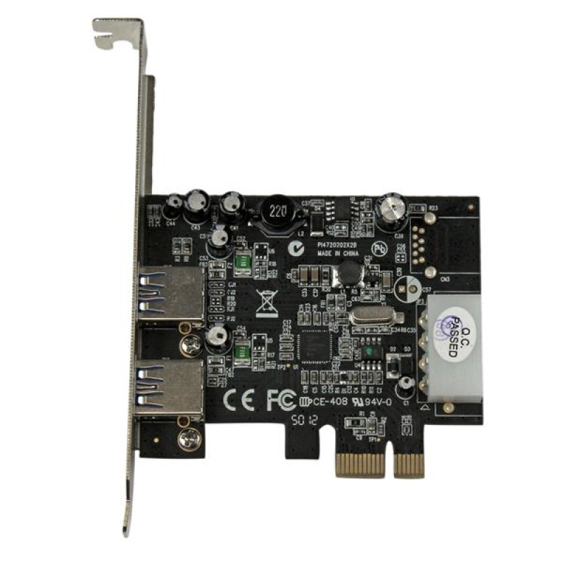 ADAPTADOR STARTECH TARJETA CONTROLADORA PCI EXPRESS PCI-E 2 PUERTOS USB 3.0 CON ALIMENTACION MOLEX  Y UASP -2 TOTAL USB PORT(s) - 2 USB 3.0 PORT(s) image 2