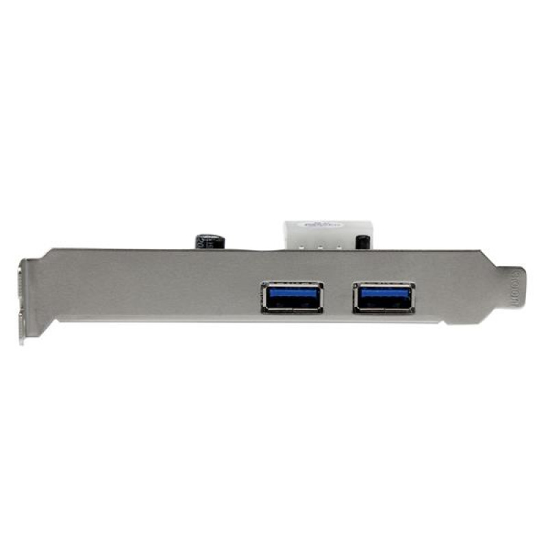 ADAPTADOR STARTECH TARJETA CONTROLADORA PCI EXPRESS PCI-E 2 PUERTOS USB 3.0 CON ALIMENTACION MOLEX  Y UASP -2 TOTAL USB PORT(s) - 2 USB 3.0 PORT(s) image 3