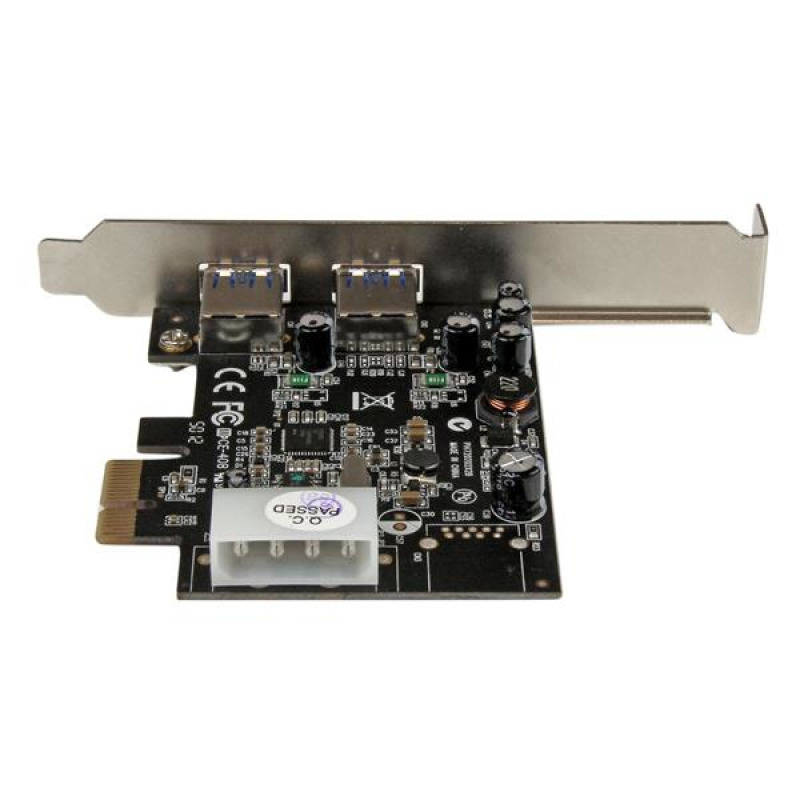 ADAPTADOR STARTECH TARJETA CONTROLADORA PCI EXPRESS PCI-E 2 PUERTOS USB 3.0 CON ALIMENTACION MOLEX  Y UASP -2 TOTAL USB PORT(s) - 2 USB 3.0 PORT(s) image 4