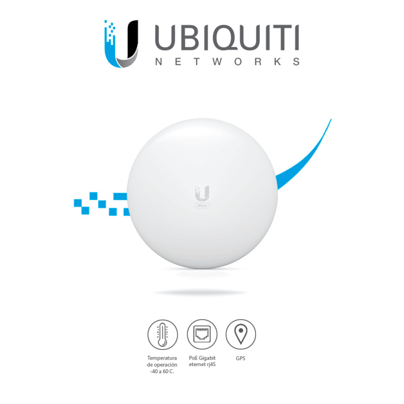 UISP Enlaces PTP/PTMP Wave Long Range en 60 Ghz hasta 2 Gbps Respaldo en 5 Ghz GPS integrado image 2