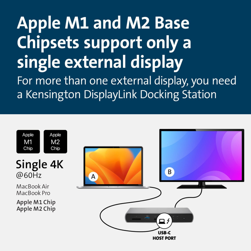 Kensington SD5600T Alámbrico Thunderbolt 3 Negro, Plata image 14