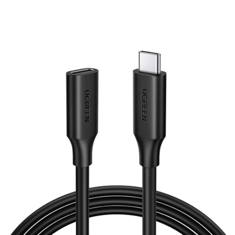 Cable USBC Macho a USBC Hembra | 1metro | USBC 31 Gen 2 | Compatible con Thunderbolt 3 | TPE |  Transferencia de Datos 10 Gbps | Soporta hasta 100W para Carga Rápida |  Reversible image 3