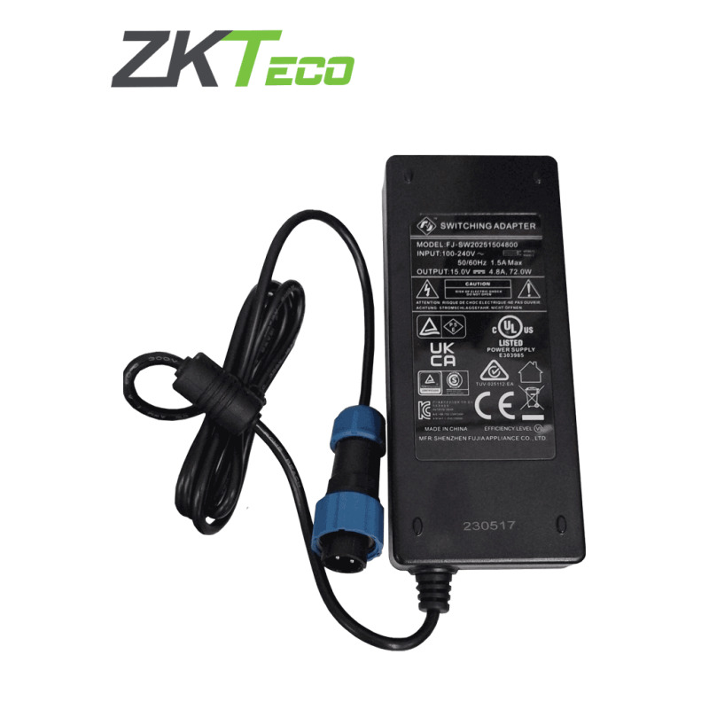 ZKTECO  D4330IP65PADAPTER - Fuente de poder para Arco detector de Metales modelo D4330IP65