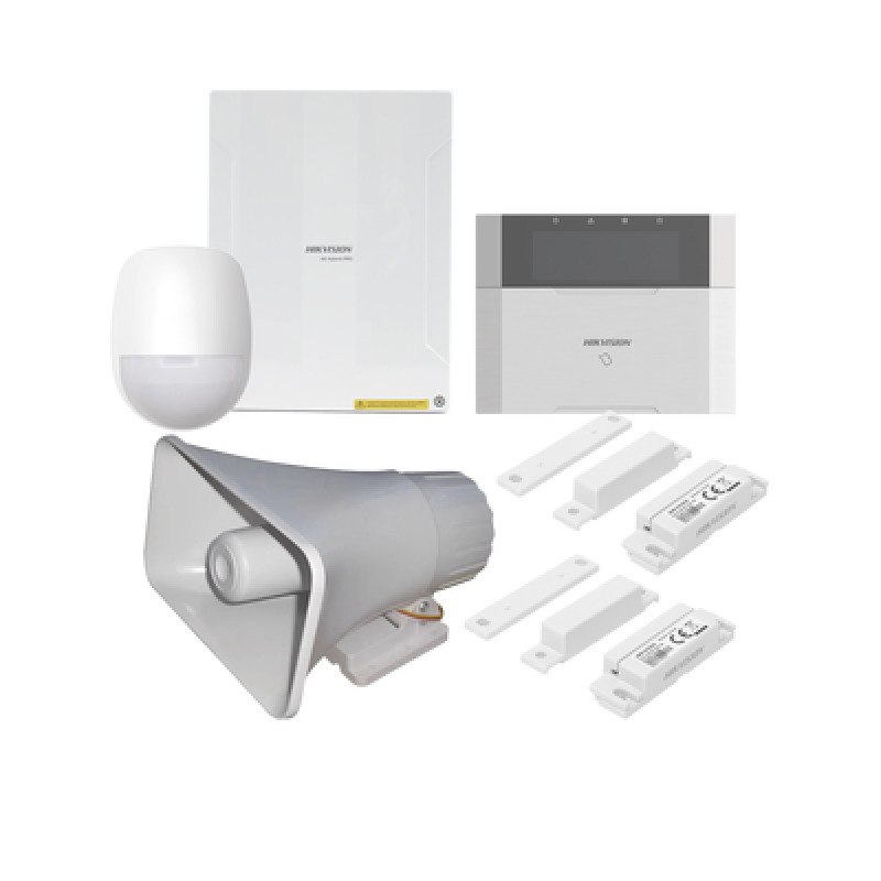 KIT Panel de Alarma  AX HYBRID PRO / 1 Panel Híbrido / 1 Teclado LCD / 1 PIR / 2 Contactos Magnéticos / 1 Sirena de 30 Watts