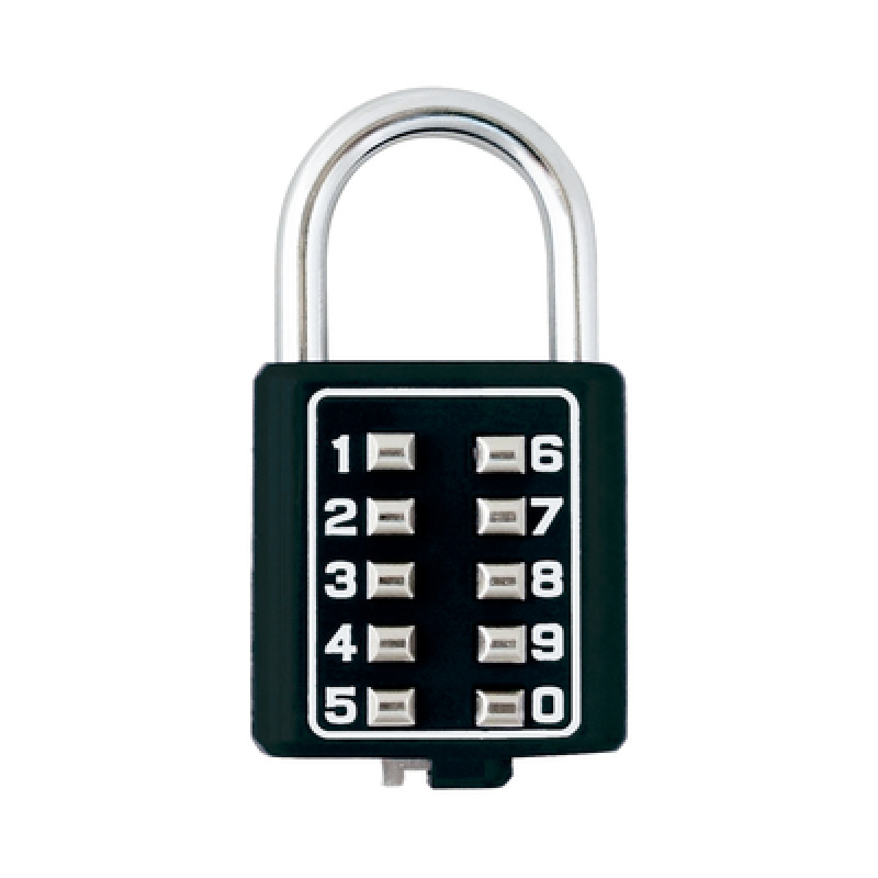 Candado Digital de Combinación M40 / No Requiere Llave / Combinación única integrada por 4 dígitos / Color Negro image 2