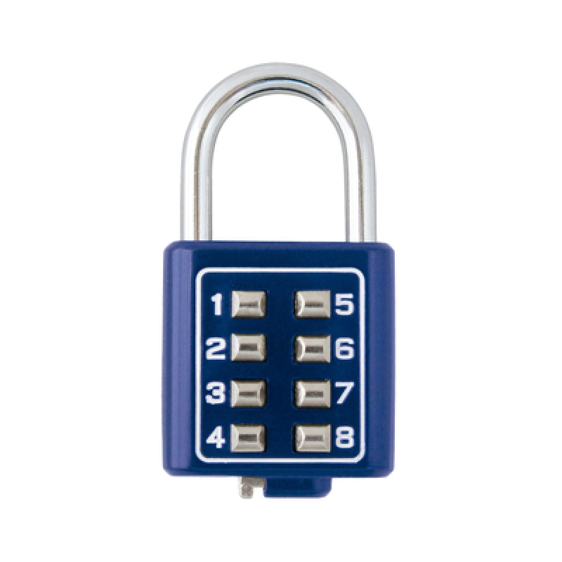 Candado Digital de Combinación M35 / No Requiere Llave / Combinación única integrada por 4 dígitos / Color Azul image 3