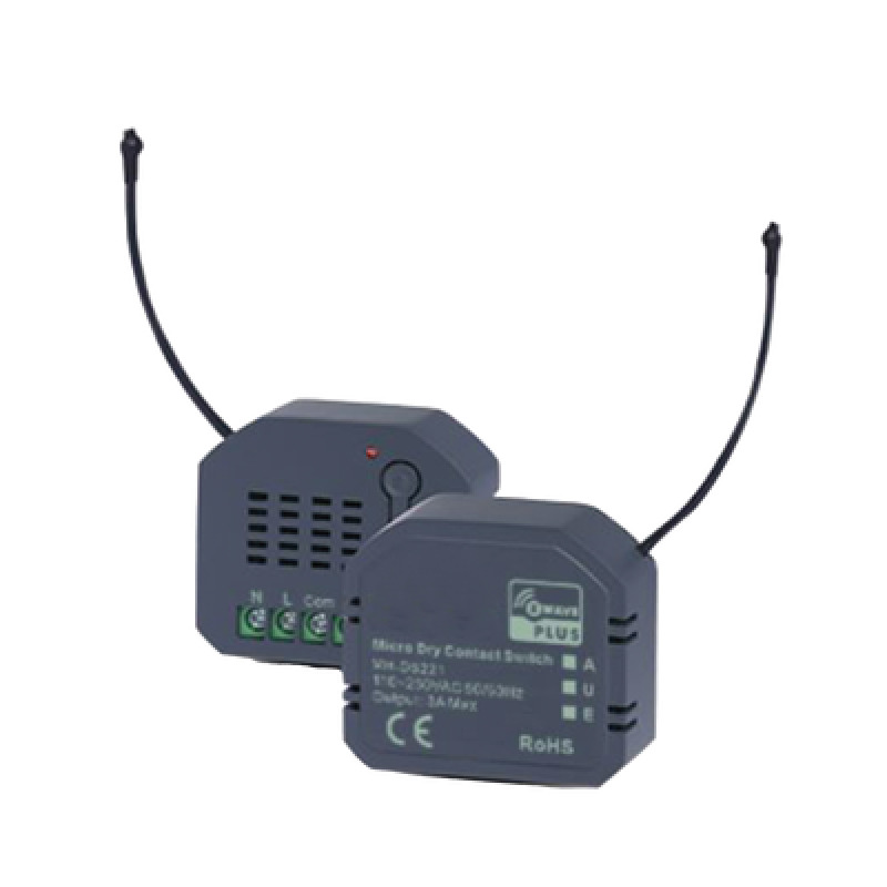 ZWAVE Micro modulo On/Off y salida de contacto seco image 2