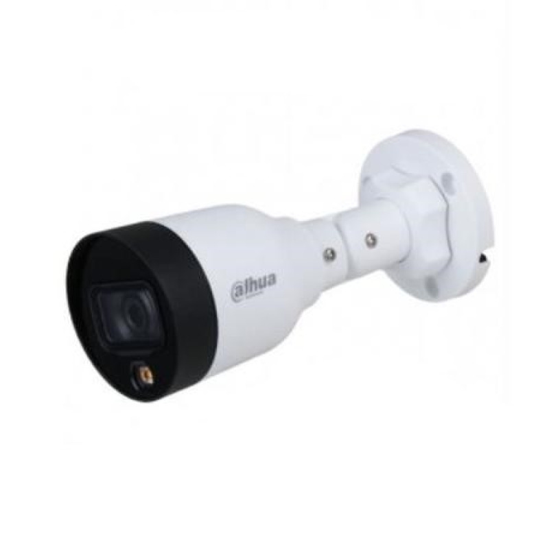 DAHUA IPC-HFW1239S1-LED-S4 - Cámara IP Bullet Full Color 2 Megapixeles/ Lente de 2.8mm/ Luz Blanca de 15 Mts/ H.265/ IP67/ PoE/ DWDR #PromoFullColor