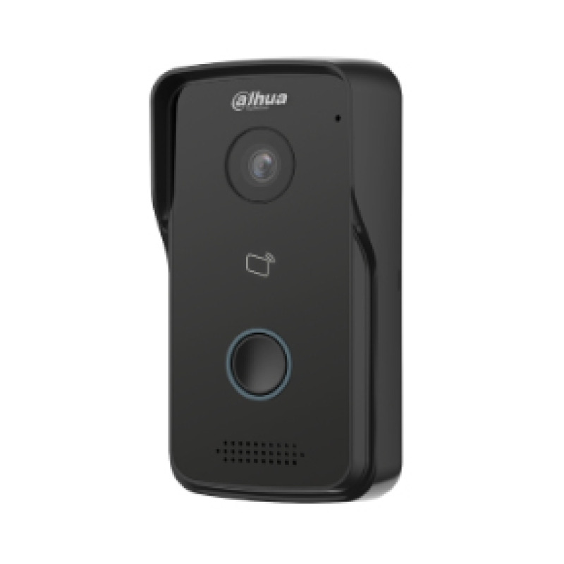 DAHUA VTO2111D-P-S2 - Frente de Calle de Videoportero IP/ Alámbrico/ Función Independiente/  Angulo Visión 107 Grados con WDR / Soporta Apertura de Puerta por APP, Tarjeta y desde Monitor/ Uso Exterior IP65/ PoE/ Soporta Hasta 10 Monitores/ 