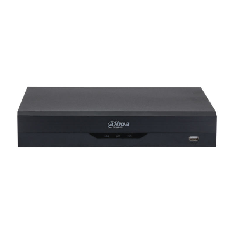 DAHUA DH-XVR5108HS-4KL-I3 - DVR 8 Canales 4k/ WizSense/ H.265+/ 8 Canales +8 IP/ Hasta 16 Canales IP/ 2 Canales de Reconocimiento Facial/ SMD Plus/ Codificación con IA/ 1 Sata de Hasta 16 TB/ Soporta CVI/AHD/TVI/ CVBS e IP/ IoT&POS/ #LoNuevo