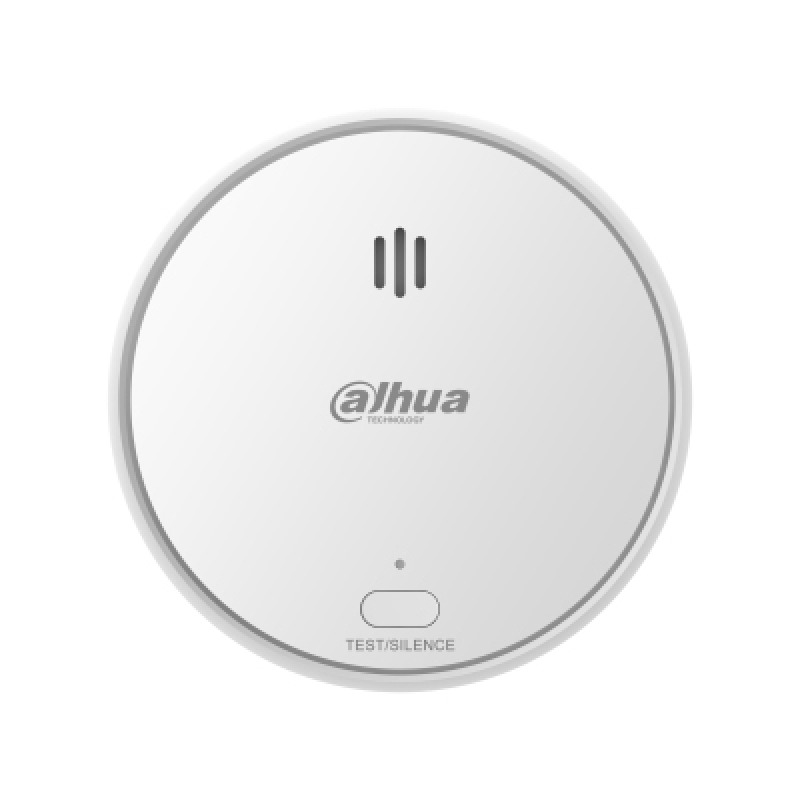 DAHUA DHI-HY-SA21A-W2 - Detector de Humo Inalámbrico / Sensor Fotoeléctrico de Doble Cámara / Sirena Interna de 85dB / Función de Prueba y Silenciar / Alarma Visual y Sonora / Indicador Led / #LoNuevo #AlarmasDahua