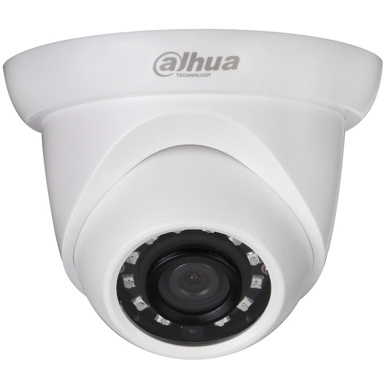 DAHUA IPC-HDW1431S -  Cámara IP Domo de 4 Megapixeles/ H.265/ WDR Real/ Lente de 2.8 mm/ IR de 30 Mts/ IP67/ Poe