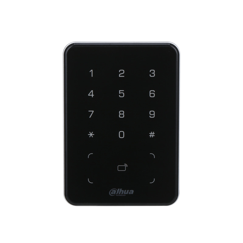 DAHUA DHI-ASR2101A - Lectora de Tarjetas MiFare con Teclado Touch/ para Password/ Conexión RS-485 y Wiegand/ Leds Rojo y Verde/ Fondo de Luz Azul/ image 4