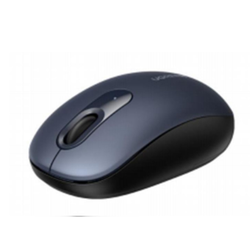 Mouse Inalámbrico 24G 800/1200/1600/2400 DPI / Función de 3 botones / Alcance 10m / Silencioso / Ergonómico / Anticaída y Antiinterferencias / Color Midnight Blue / Batería Alcalina AA incluida