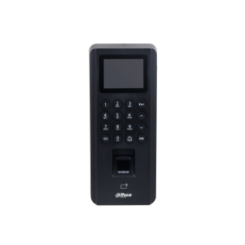 DAHUA ASI2212J-D - Control de Acceso de Huella y Tarjetas ID (EM)/ Pantalla de 2.4 Pulgadas/ Comunicacion TCP/IP/ P2P/ Soporte 5,000 Usuarios Tarjetas y Passwords/ 3000 Huellas/ 100,000 Registros/ 128 Periodos y Dias Festivos/ #LoNuevo