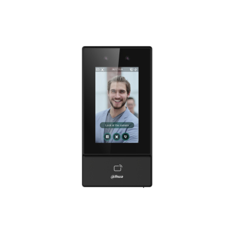 DAHUA ASI6213S-D - Control de Acceso para Exterior con Reconocimiento Facial/ Pantalla Touch de 4.3 Pulgadas/ 6000 Usuarios, Rostros y Passwords/ 10,000 Tarjetas ID/ 50 Admin/ 300,000 Registros/ Comunicacion TCP/IP/ IP65/  #LoNuevo