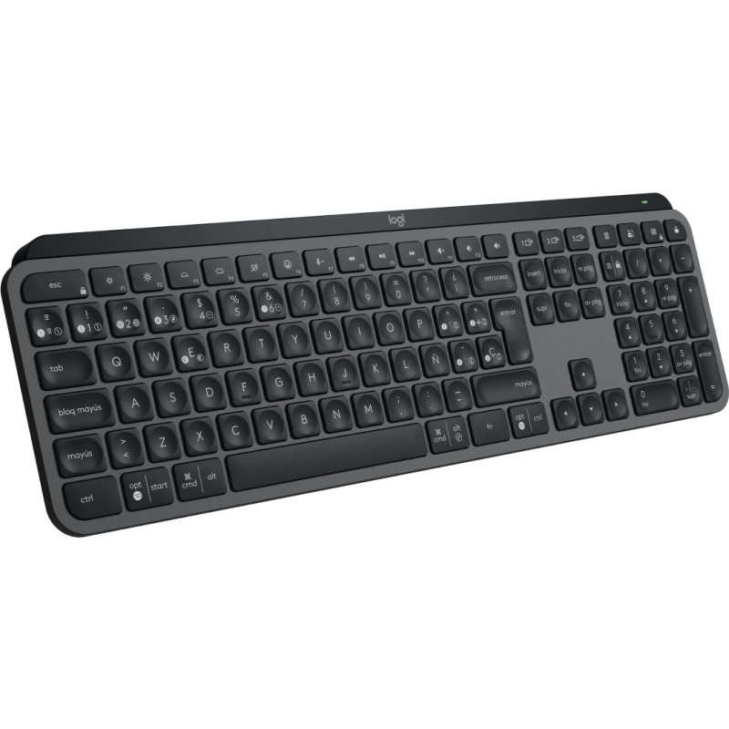 TECLADO LOGITECH MX KEYS S INALAMBRICO BLUETOOTH  LOGI BOLT USB-C GRAFITO image 4