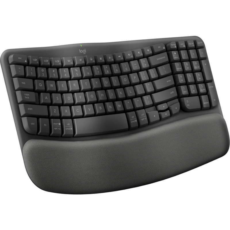 TECLADO LOGITECH WAVE KYES GRAFITO INALAMBRICO ERGONOMICO EASY-SWITCH BLUETOOTH LOGI BOLT image 4