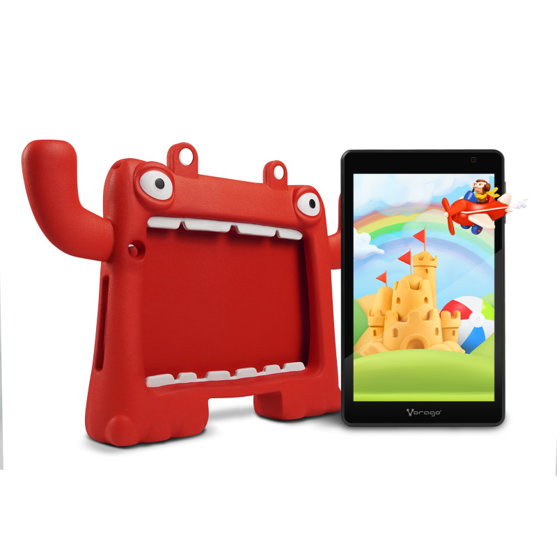 TABLET VORAGO PAD-8-KIDS-RD 8" ANDROID 13 QUADCORE 2GHz 4GB 64GB DUALCAM WIFI BT GMS ROJO image 2